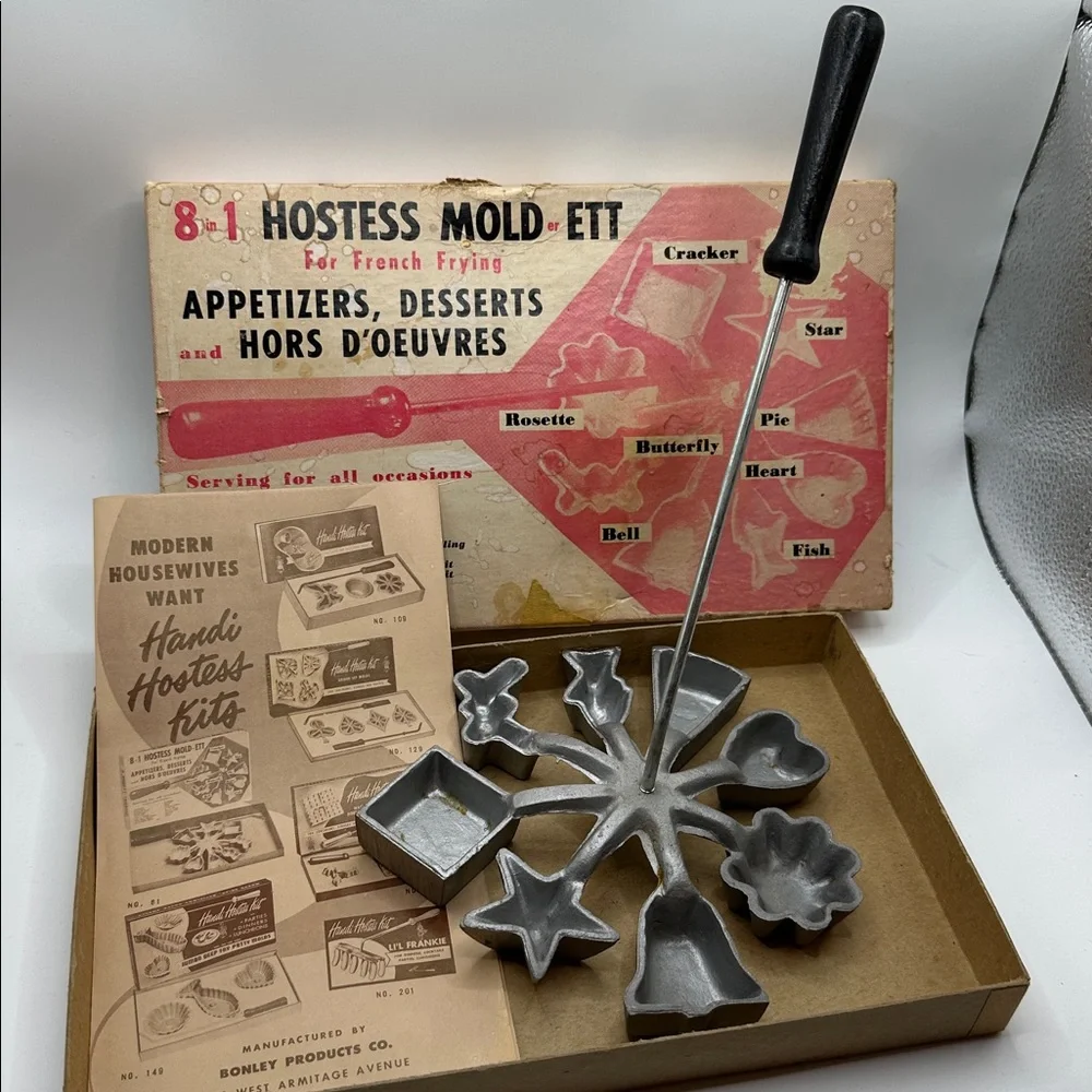 Vintage 8-in-1 Hostess Mold er Ett kit, made by Bonley Products Co.